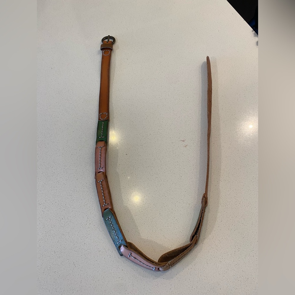 VINTAGE Y2K OLD NAVY LEATHER BELT (thin)